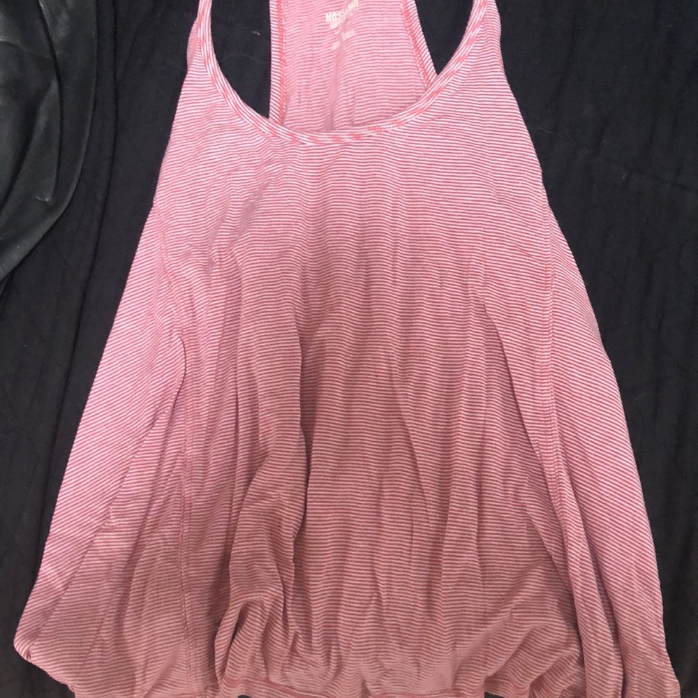 High/Low Striped Tank Top - Picture 2 of 2